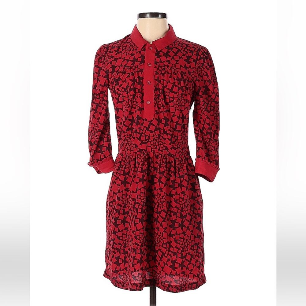 Cooperative Urban Outfitters diamond print mini shirt dress, size small